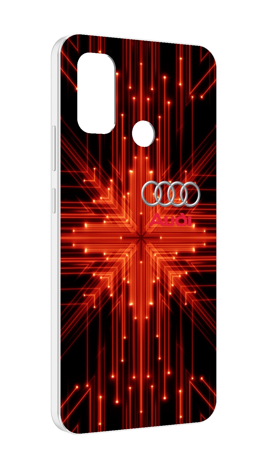 

Чехол MyPads Ауди-на-неоновом-фоне для UleFone Note 10P/Note 10, Прозрачный, Tocco