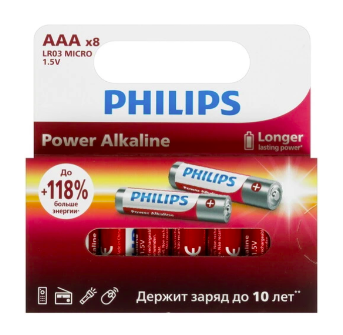 Батарейка Philips LR03P8W/51 AAA / LR03