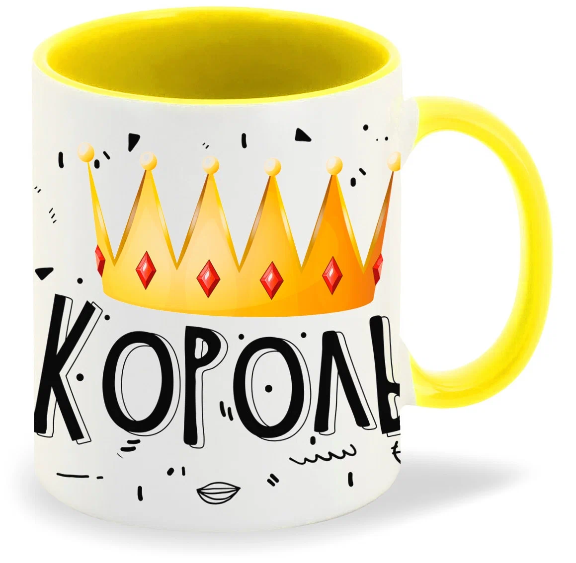фото Кружка coolpodarok король ее сердца