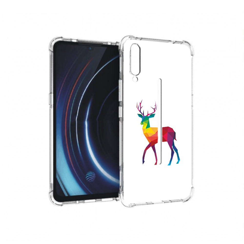 

Чехол MyPads Tocco для Vivo iQOO геометрический олень (PT226955.389.286), Прозрачный, Tocco