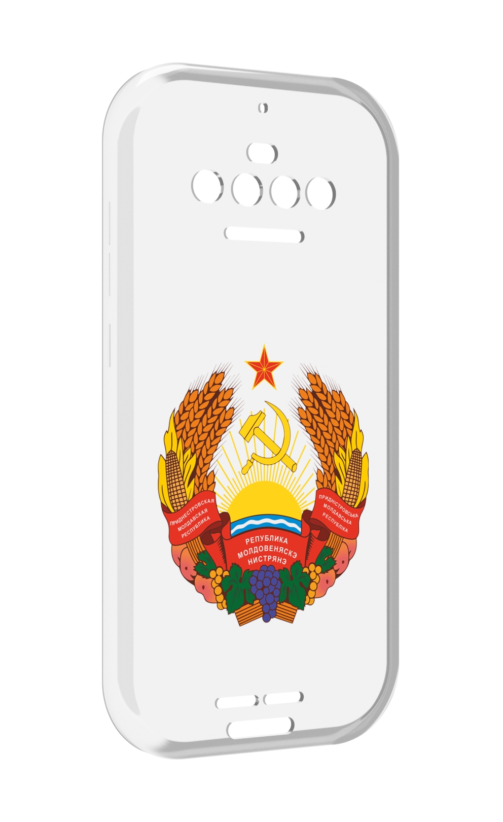 

Чехол MyPads герб-приднестровья для Oukitel F150 R2022, Прозрачный, Tocco