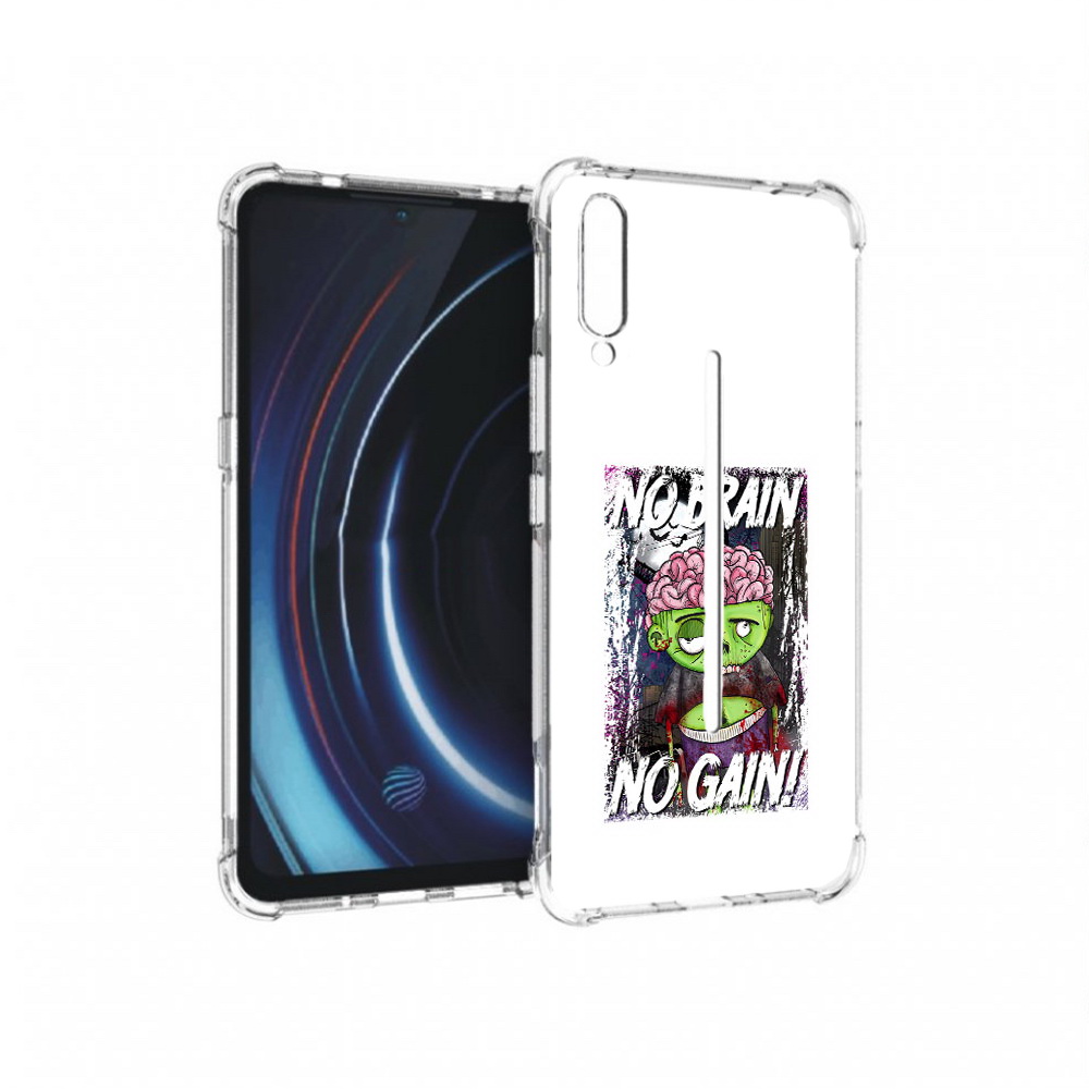 

Чехол MyPads Tocco для Vivo iQOO глупый зомби (PT226955.389.289), Прозрачный, Tocco