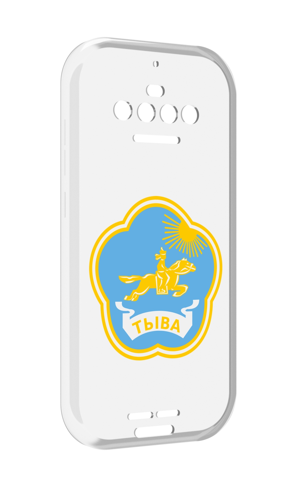 

Чехол MyPads герб-тыва-кызыл для Oukitel F150 R2022, Прозрачный, Tocco