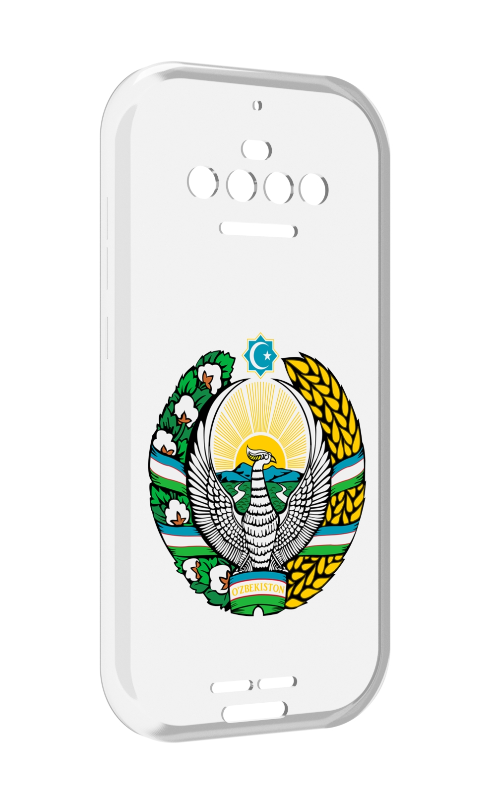 

Чехол MyPads герб-узбекистана для Oukitel F150 R2022, Прозрачный, Tocco