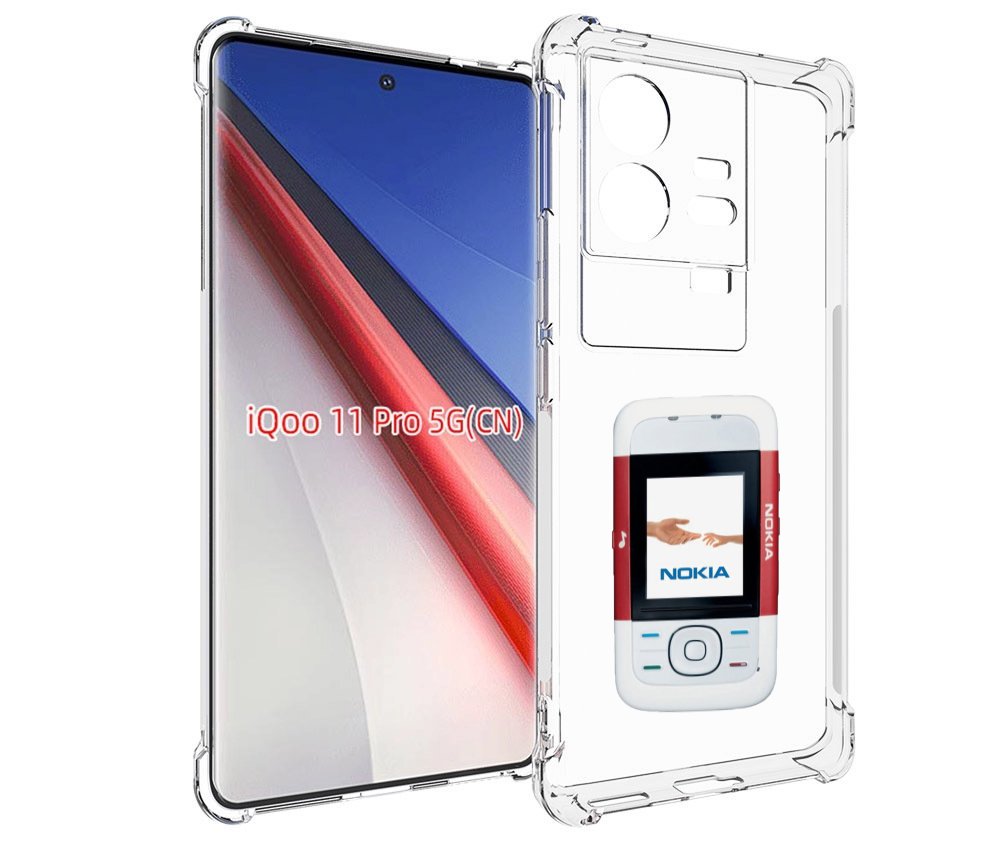

Чехол бампер MyPads старая нокия для Vivo iQOO 11 Pro противоуда..., Прозрачный, Tocco