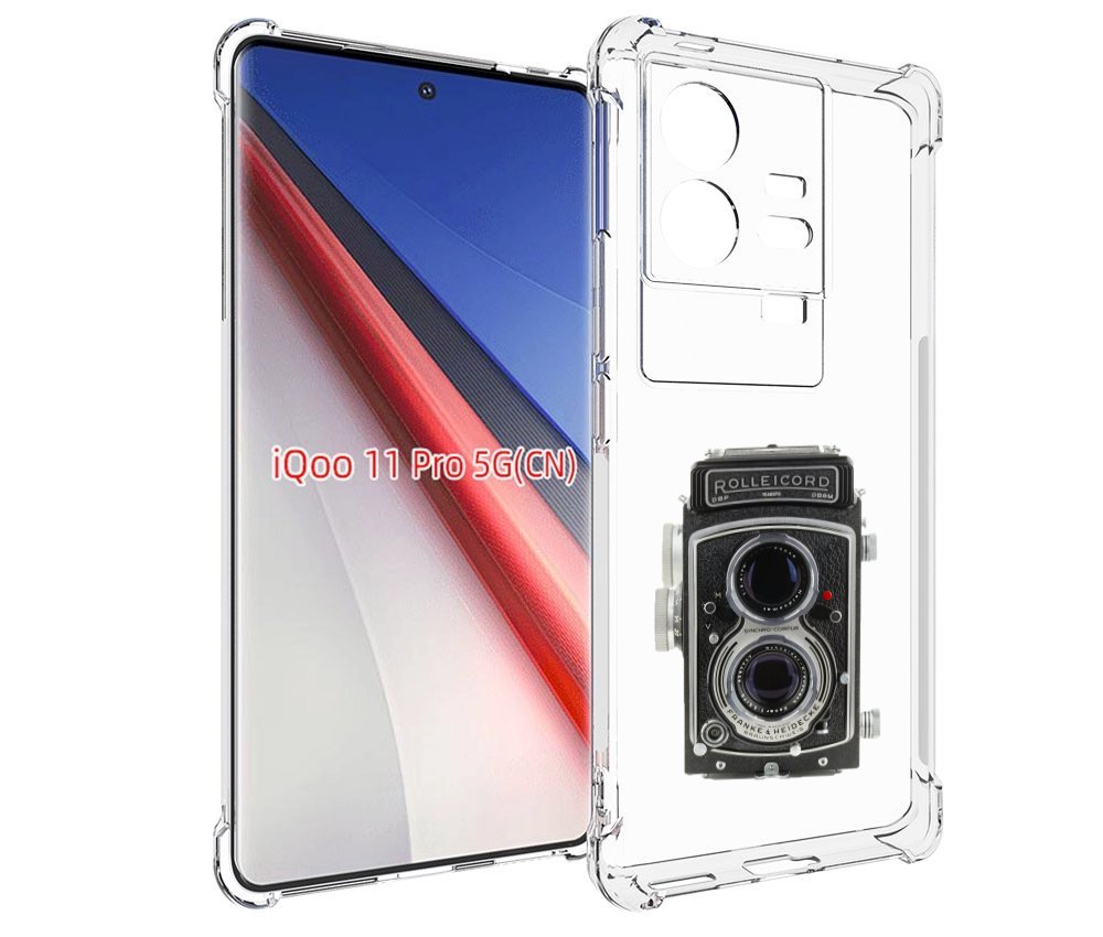 

Чехол бампер MyPads старый проектор для Vivo iQOO 11 Pro противо..., Прозрачный, Tocco