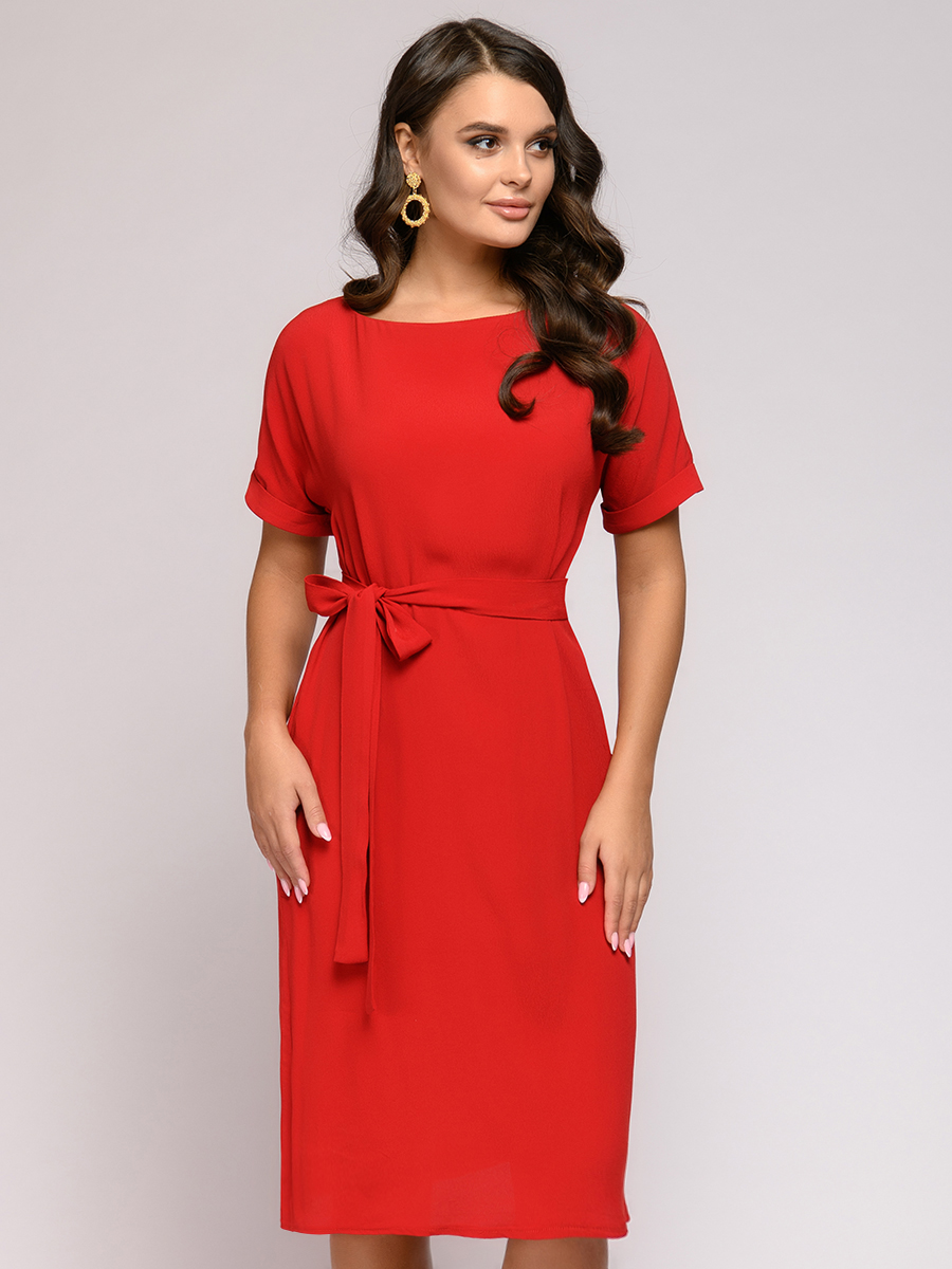 

Платье женское 1001dress 0112001-01995 красное 48 RU, 0112001-01995