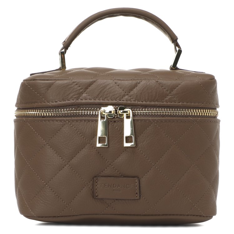

Косметичка женская Tendance BC780 коричневая, 13x19x11 см, Коричневый, BC780