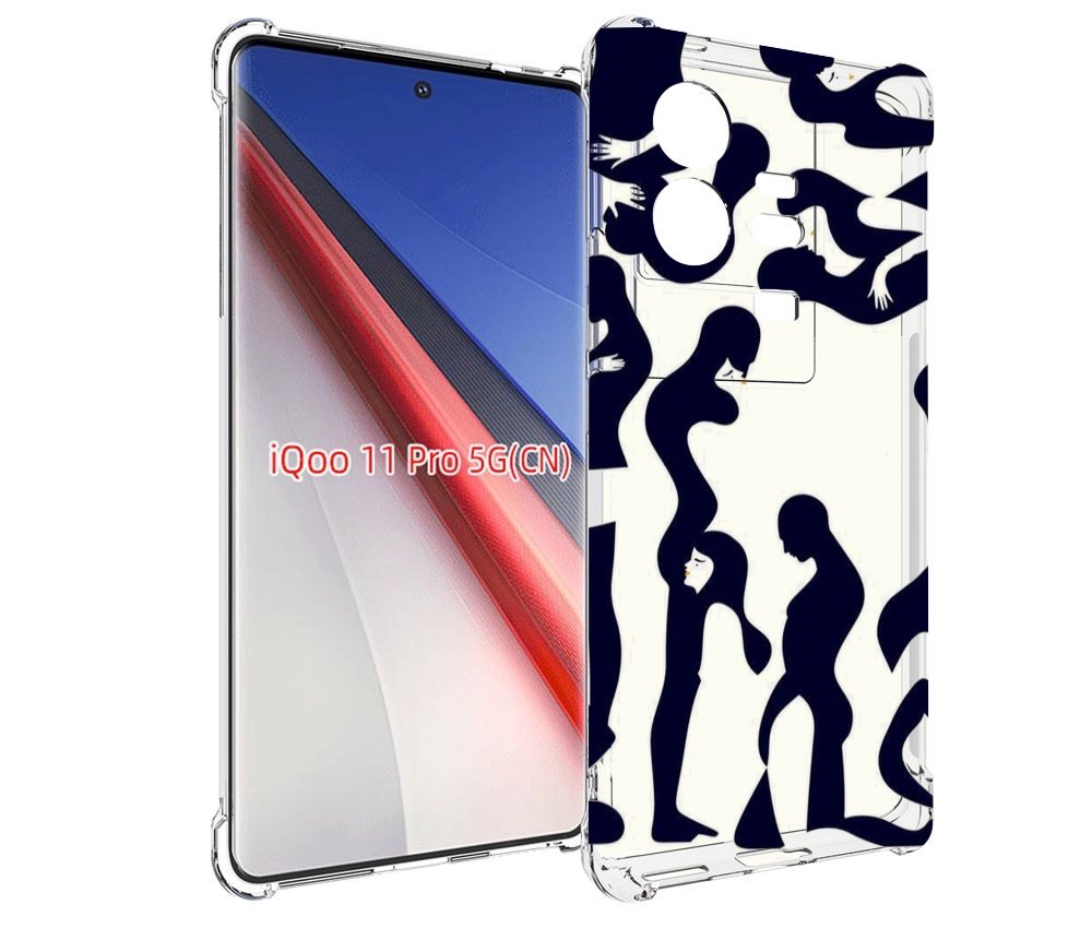 

Чехол бампер MyPads схема-пар для Vivo iQOO 11 Pro противоударный, Прозрачный, Tocco