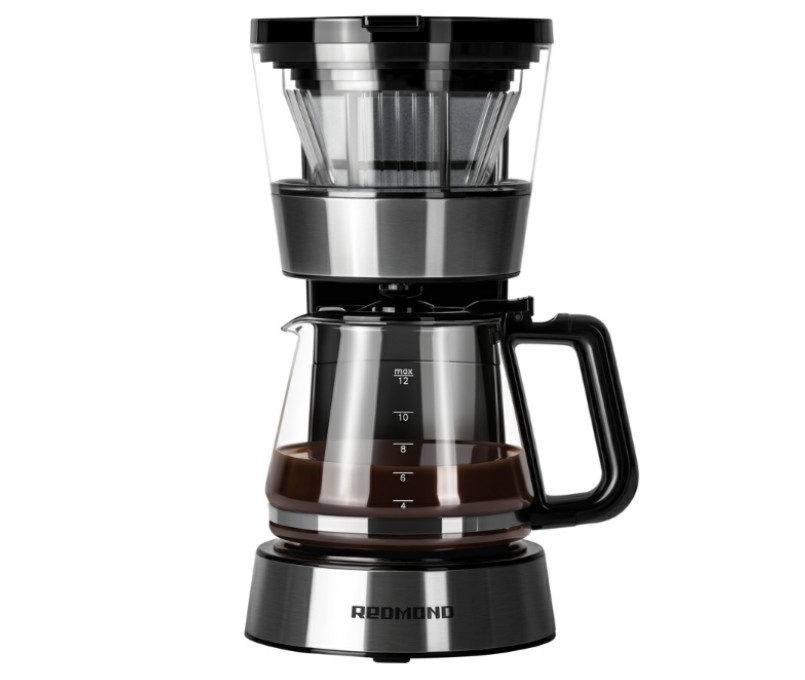 Кофеварка капельного типа REDMOND CM700 черный кофеварка redmond cm700
