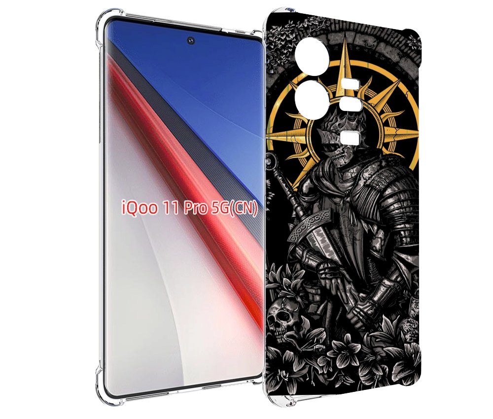 

Чехол бампер MyPads темный железный рыцарь для Vivo iQOO 11 Pro ..., Прозрачный, Tocco