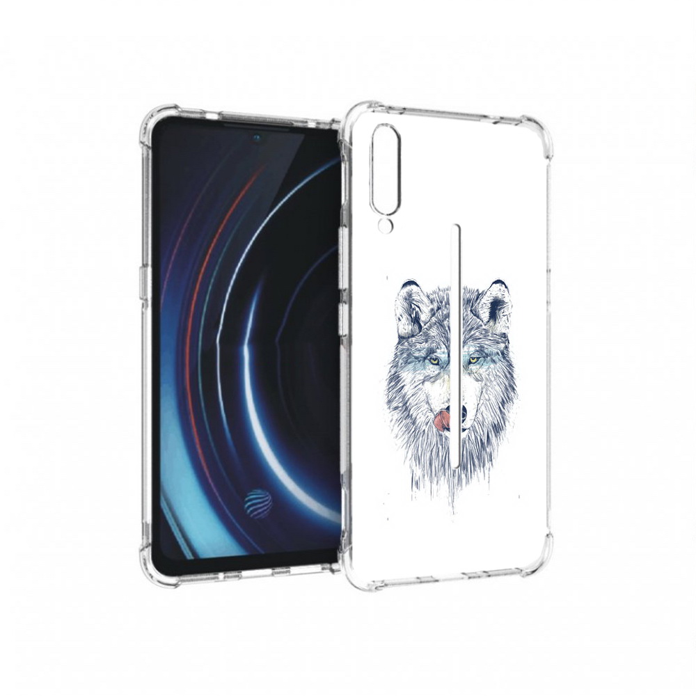 

Чехол MyPads Tocco для Vivo iQOO голодгый волк (PT226955.389.292), Прозрачный, Tocco