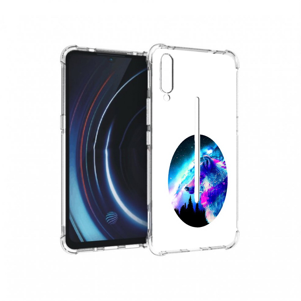 

Чехол MyPads Tocco для Vivo iQOO голубой волк (PT226955.389.293), Прозрачный, Tocco