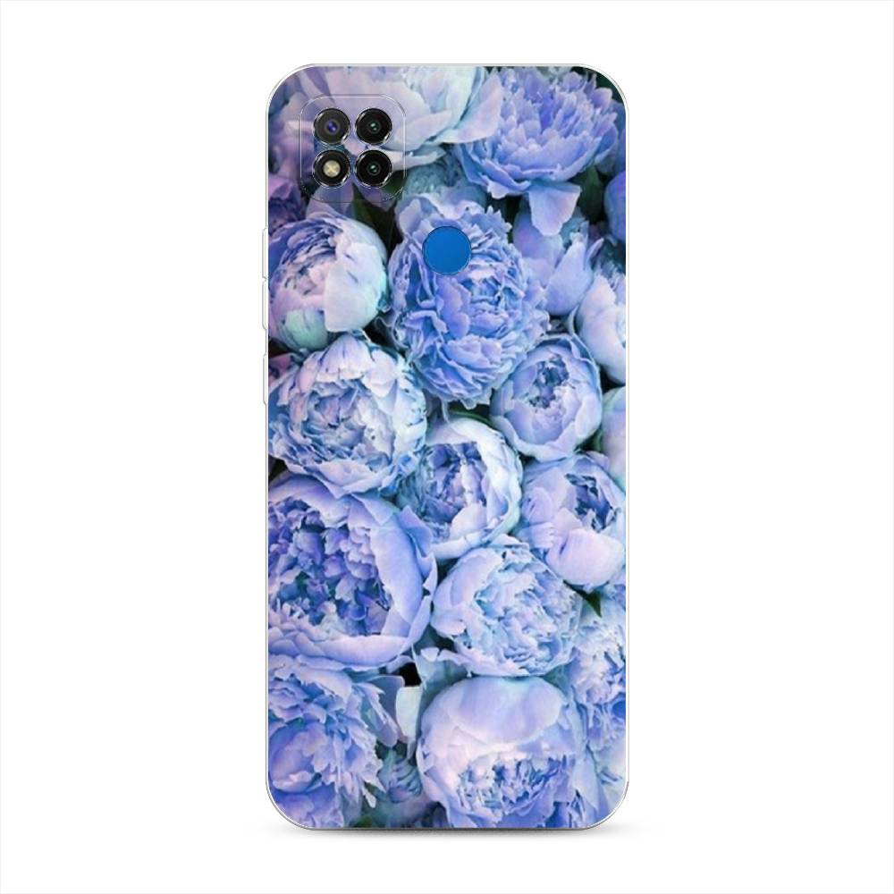 

Чехол Awog на Xiaomi Redmi 9C "Пионы голубые", Разноцветный, 39050-8