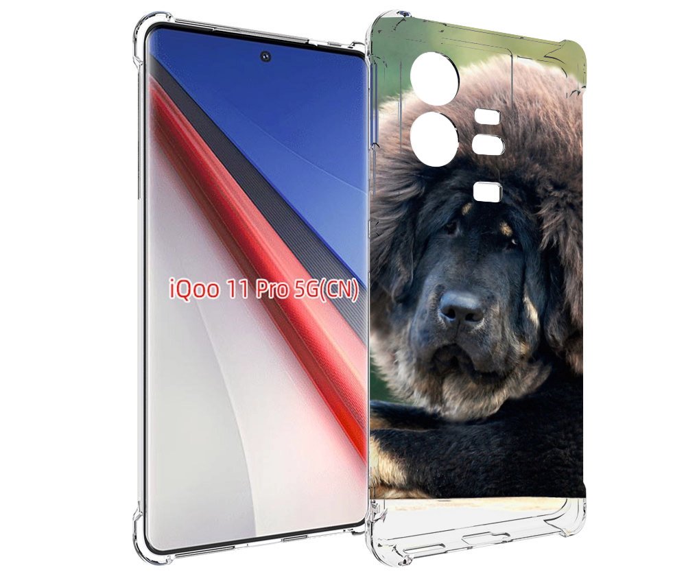 

Чехол бампер MyPads тибетскии мастиф для Vivo iQOO 11 Pro проти..., Прозрачный, Tocco