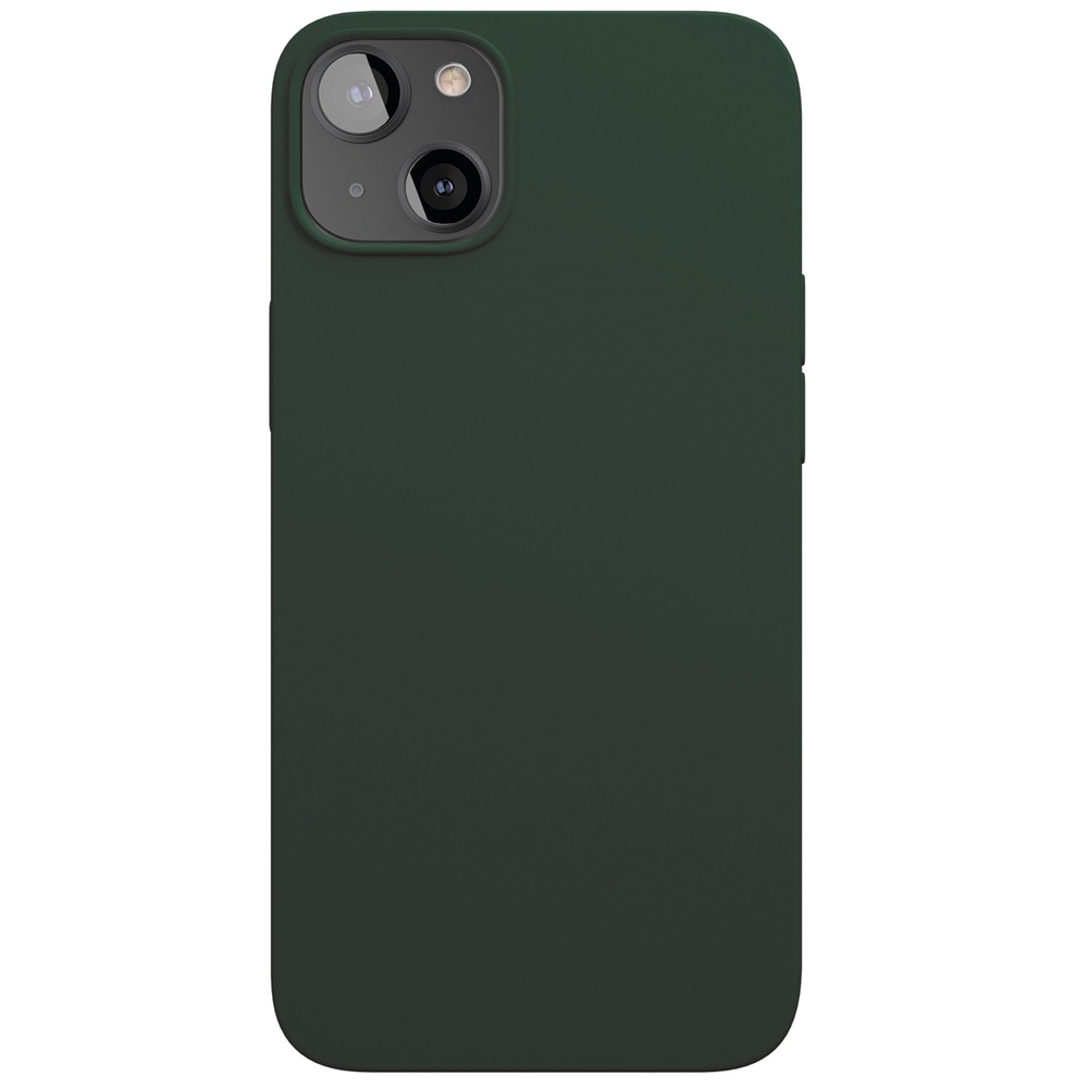 фото Чехол для смартфона vlp silicone case для iphone 13, тёмно-зелёный
