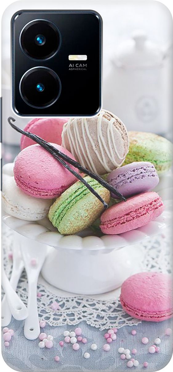Силиконовый чехол на Vivo Y22 с принтом 