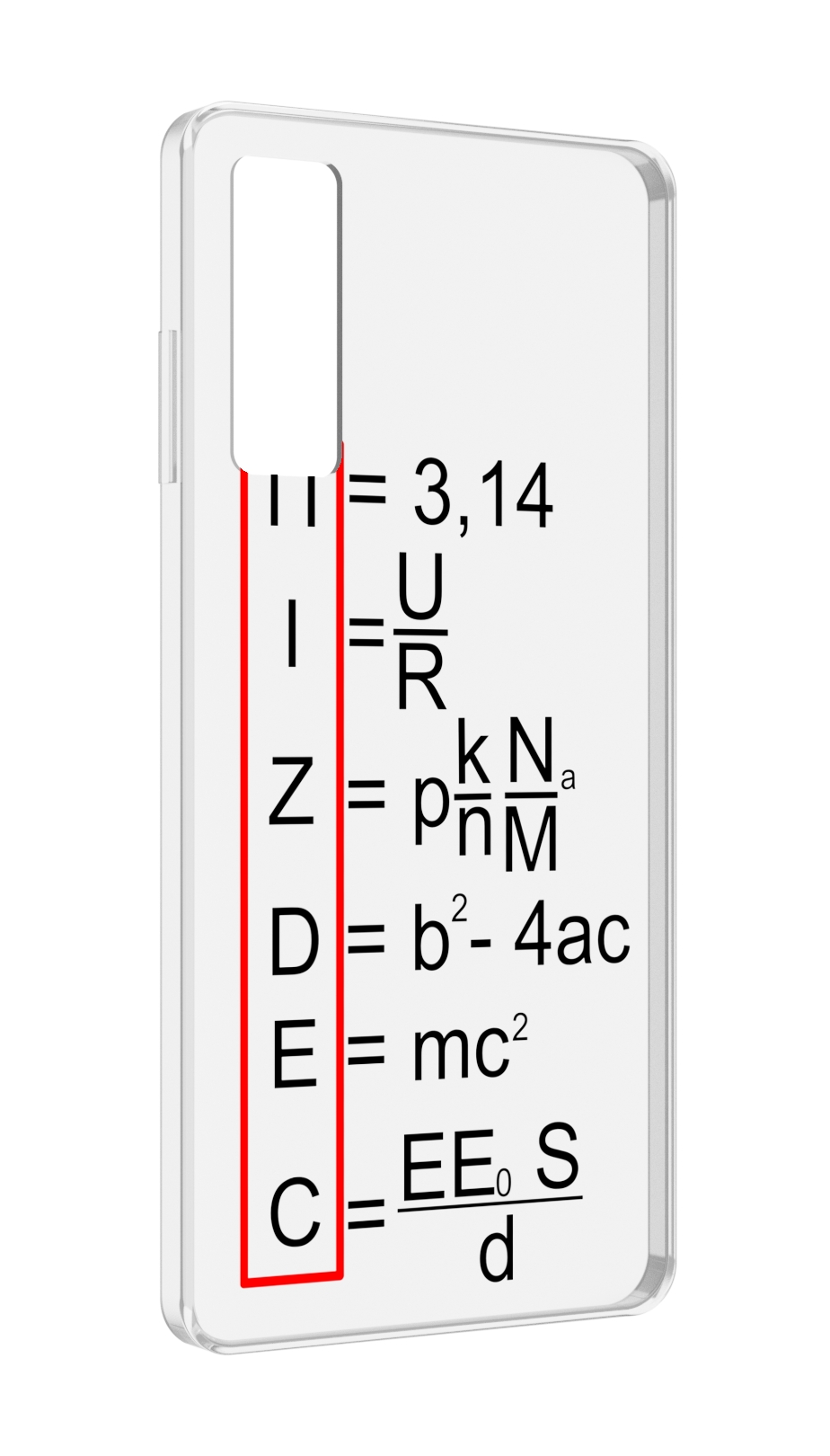 

Чехол MyPads математические-формулы для TCL 20 5G, Прозрачный, Tocco