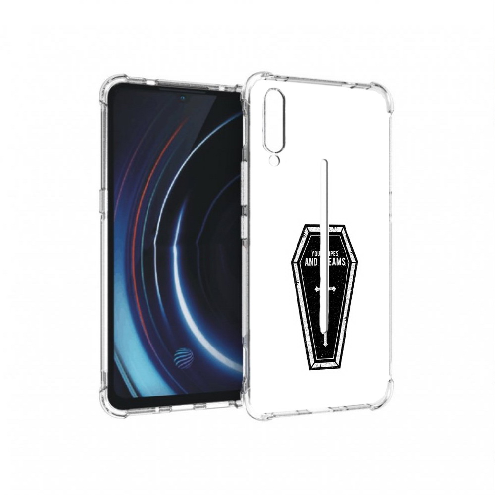 

Чехол MyPads Tocco для Vivo iQOO гроб с мечтами (PT226955.389.299), Прозрачный, Tocco