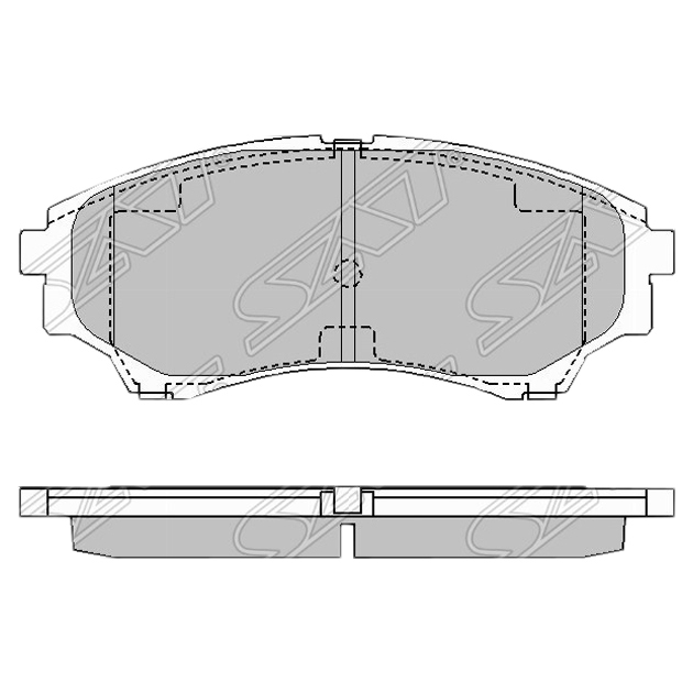 

Колодки тормозные перед MAZDA BT-50 06-12 SAT STUMY43328Z