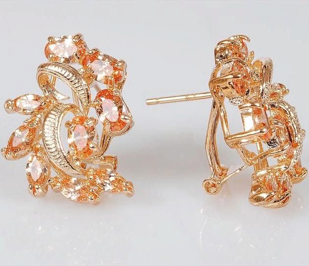 

Серьги из ювелирного сплава Lotus Jewelry 32E-38Chcz, фианит, 32E-38Chcz