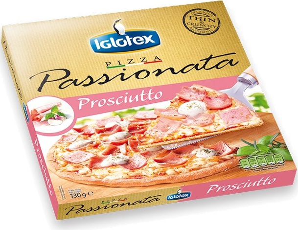 Пицца Iglotex Passionata Прошутто замороженная 330 г