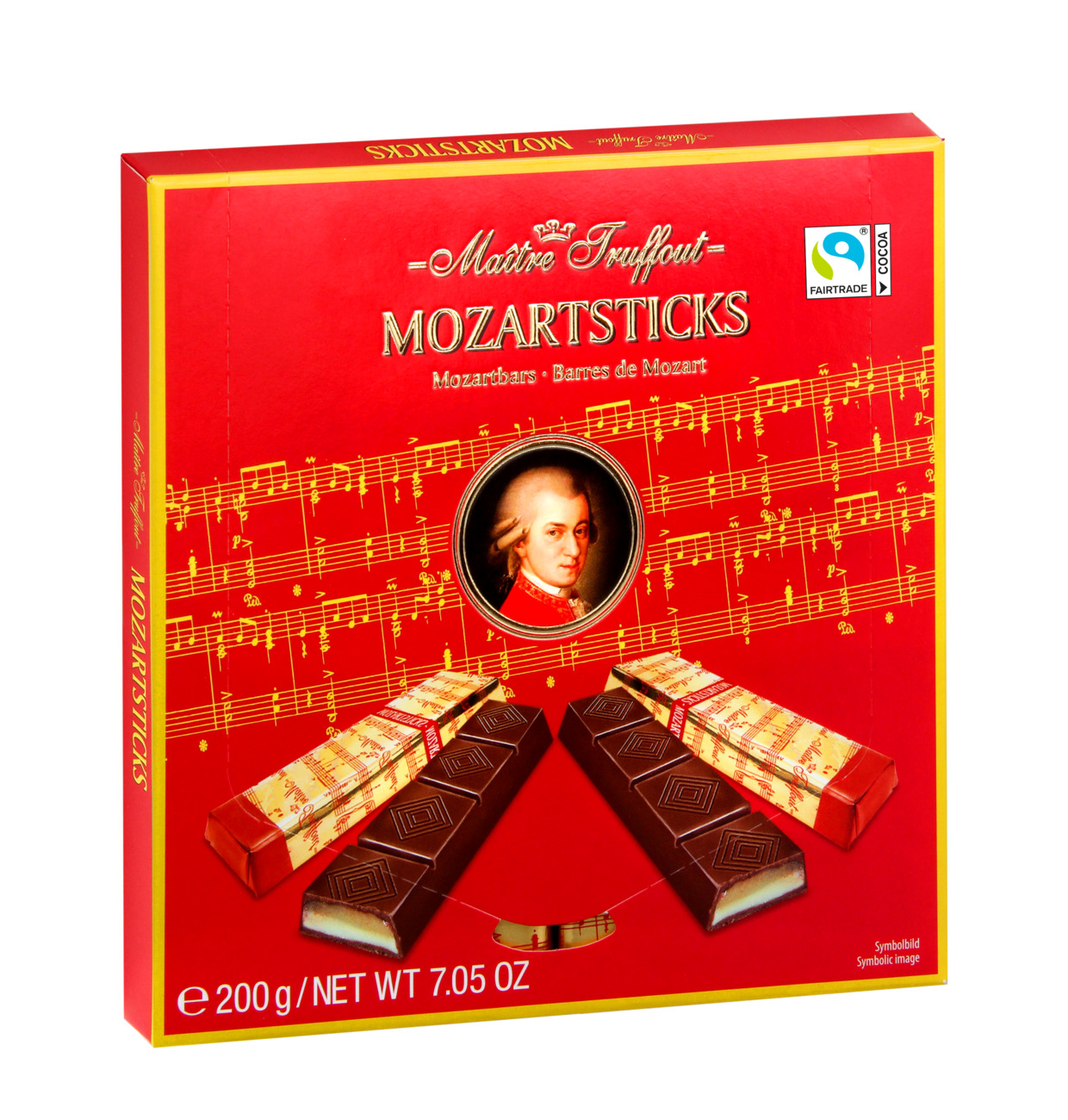 Шоколад Maitre Truffout Mozartsticks 200 г