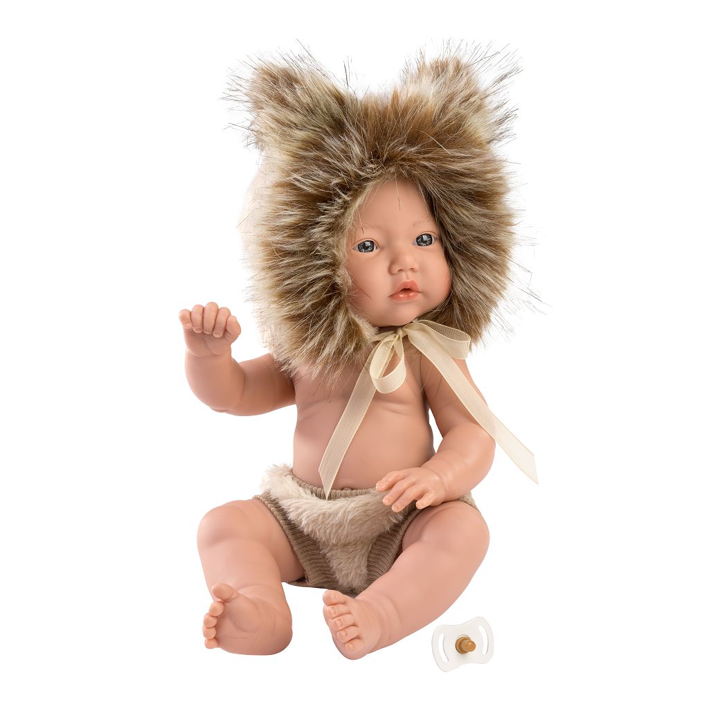 Кукла Llorens виниловая 30см Mini Baby Lion 63201