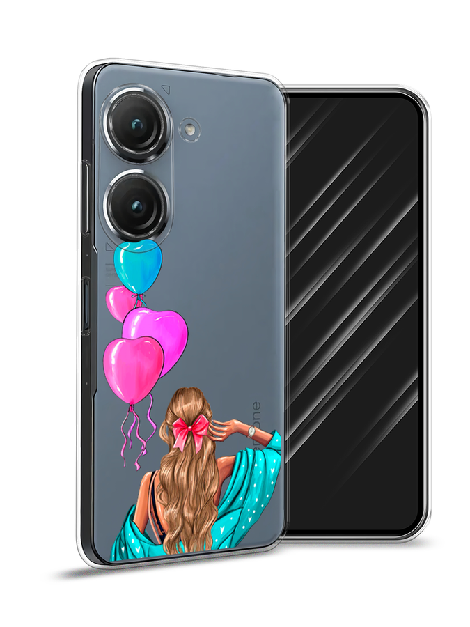 

Чехол Awog на Asus ZenFone 9 "День Рождения", Голубой;розовый;бежевый, 44850-7