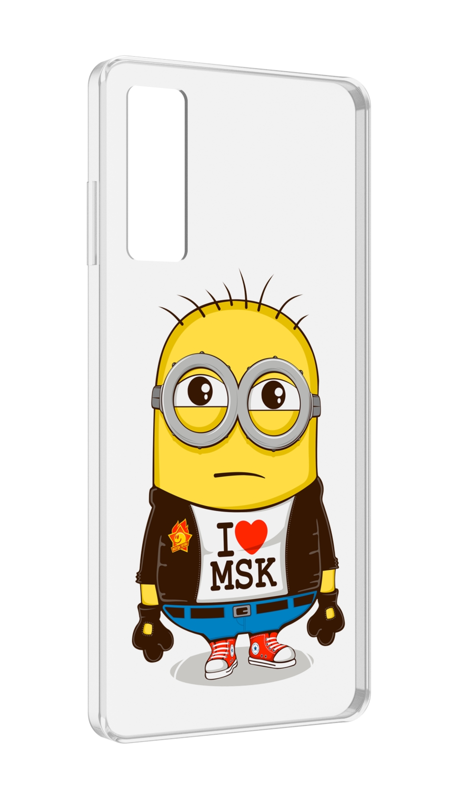 

Чехол MyPads миньон-я-люблю-Мск для TCL 20 5G, Прозрачный, Tocco