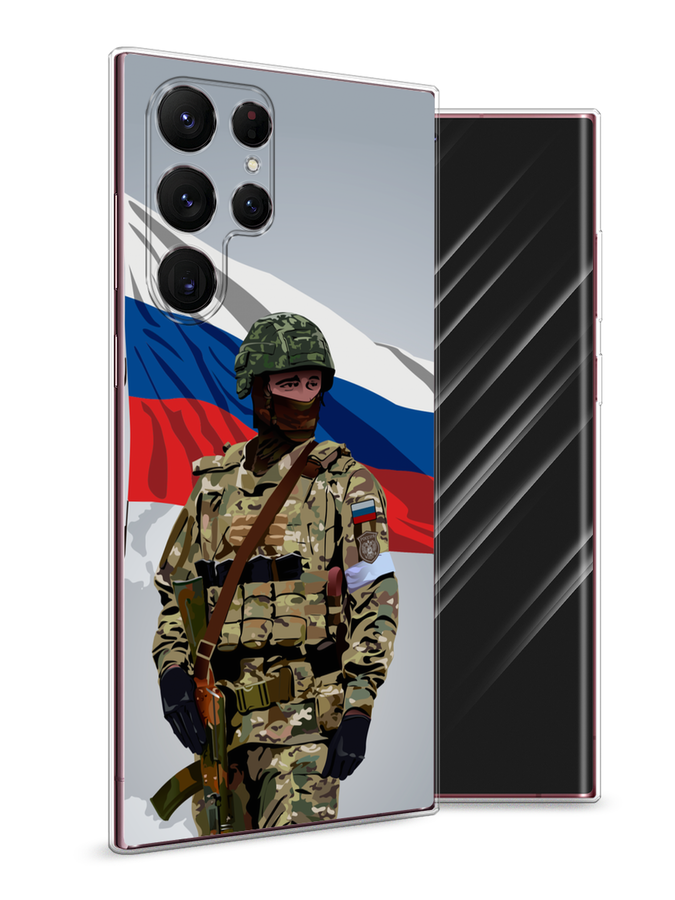 

Чехол Awog на Xiaomi Redmi Note 10/Note 10S/Poco M5s "Солдат с флагом", Белый;синий;красный;зеленый, 2104050-1