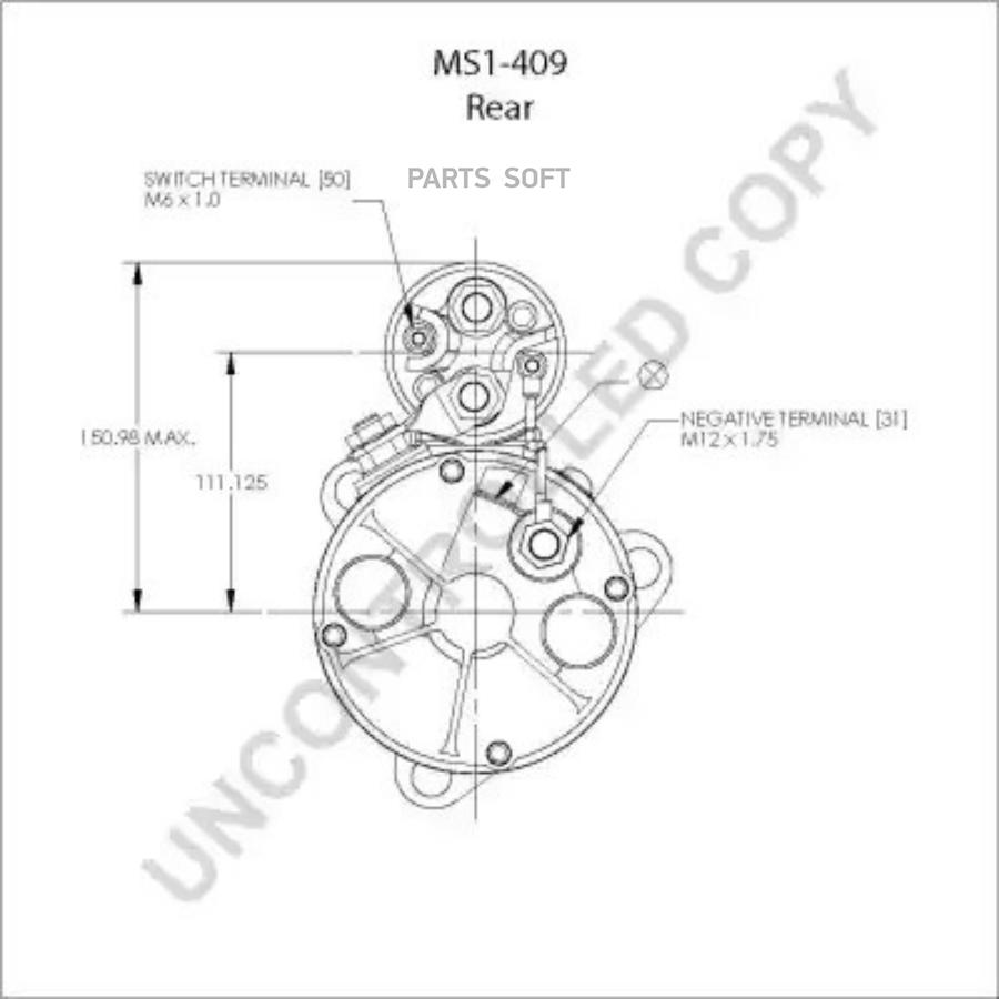 

Стартер PRESTOLITE арт. MS1409A