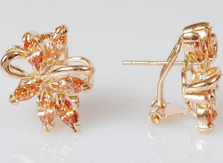 

Серьги из ювелирного сплава Lotus Jewelry 66E-08Chcz, фианит, 66E-08Chcz