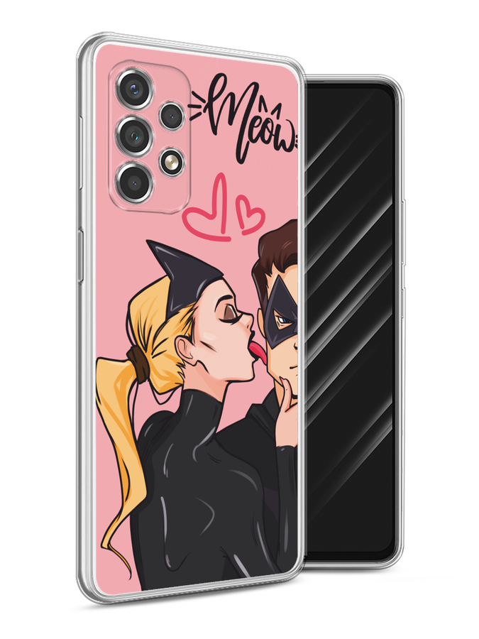 

Чехол Awog на Samsung Galaxy A53 5G "Kiss of Cat Woman", Розовый;черный;бежевый, 2104550-1