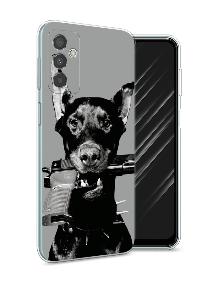 

Чехол Awog на Poco X4 GT, Redmi Note 11T Pro/11T Pro Plus "Доберман", Серый, 2105550-1