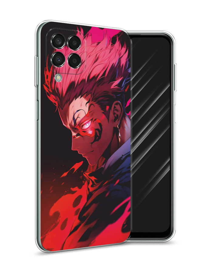 

Чехол Awog на Samsung Galaxy M33 "Взгляд Сукуны", Розовый;красный;черный, 2105650-1