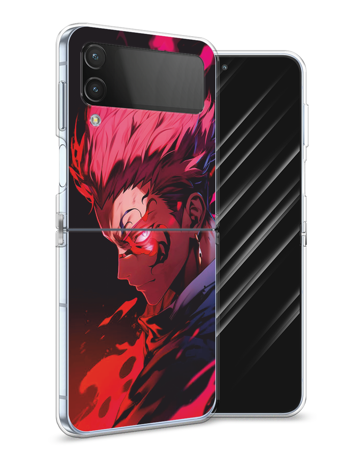 

Чехол Awog на Samsung Galaxy Z Flip 4 "Взгляд Сукуны", Розовый;красный;черный, 2106650-1