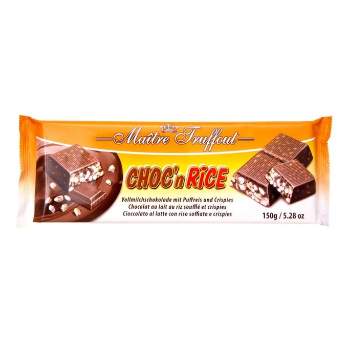 

Шоколад Maitre Truffout белый воздушный рис 150 г