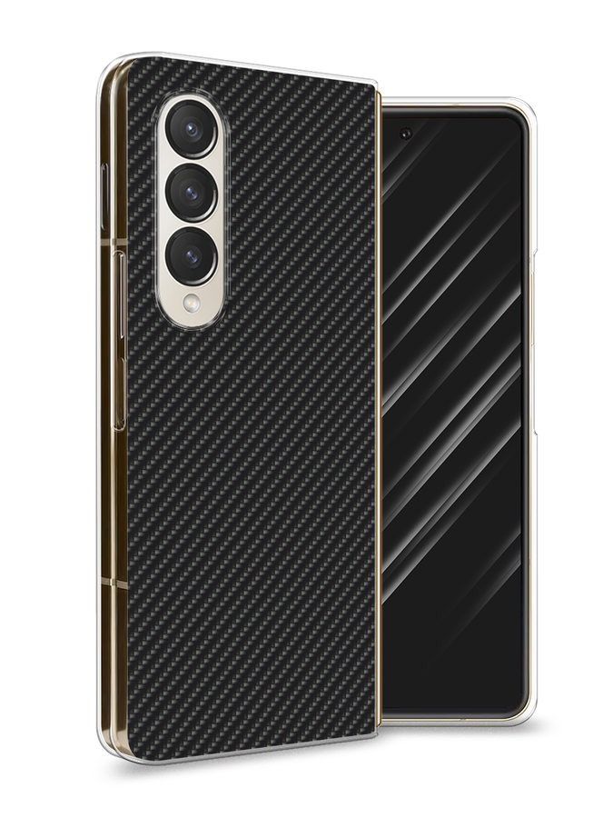 

Чехол Awog на Samsung Galaxy Z Fold 4 "Черный карбон", 2106950-1