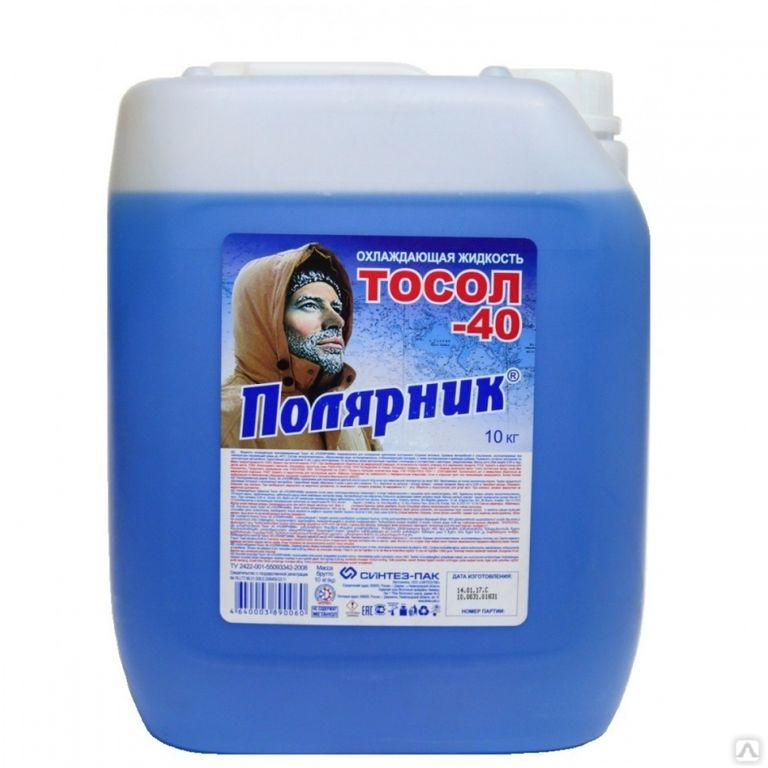 

Тосол -40 ""полярник"" 10 кг 430210009"