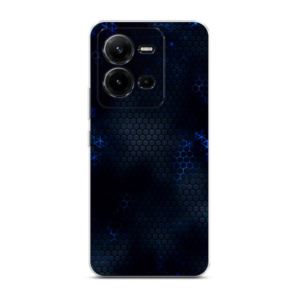 

Чехол Awog "Фон соты синие" на Vivo V25 / Виво V25