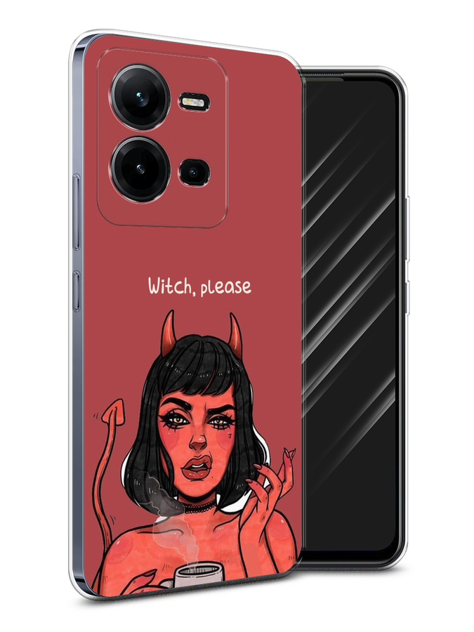 

Чехол Awog на Vivo V25 / Виво V25 "Evil Girl", Красный;черный