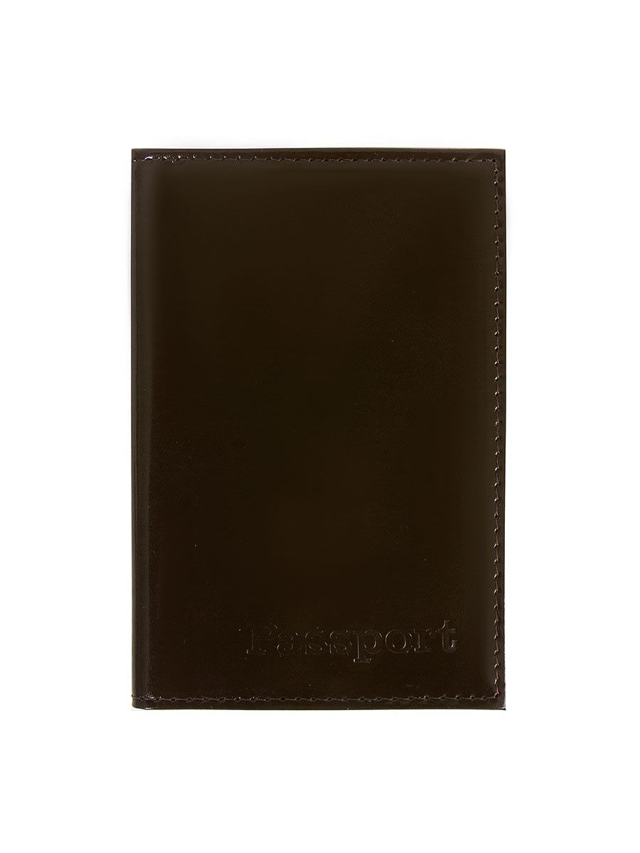 Обложка для паспорта  Rich Line ОФ1 коричневая