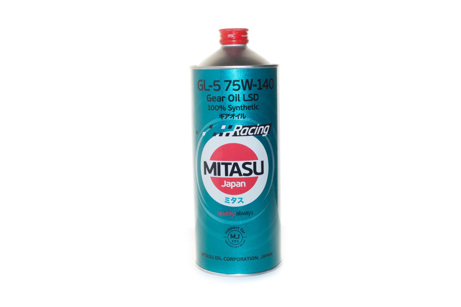 фото Масло трансмиссионное синтетическое mitasu racing gear oil gl-5 75w-140 1л mj4141