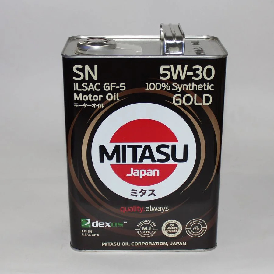 Моторное масло Mitasu Gold SN 5W30 4л