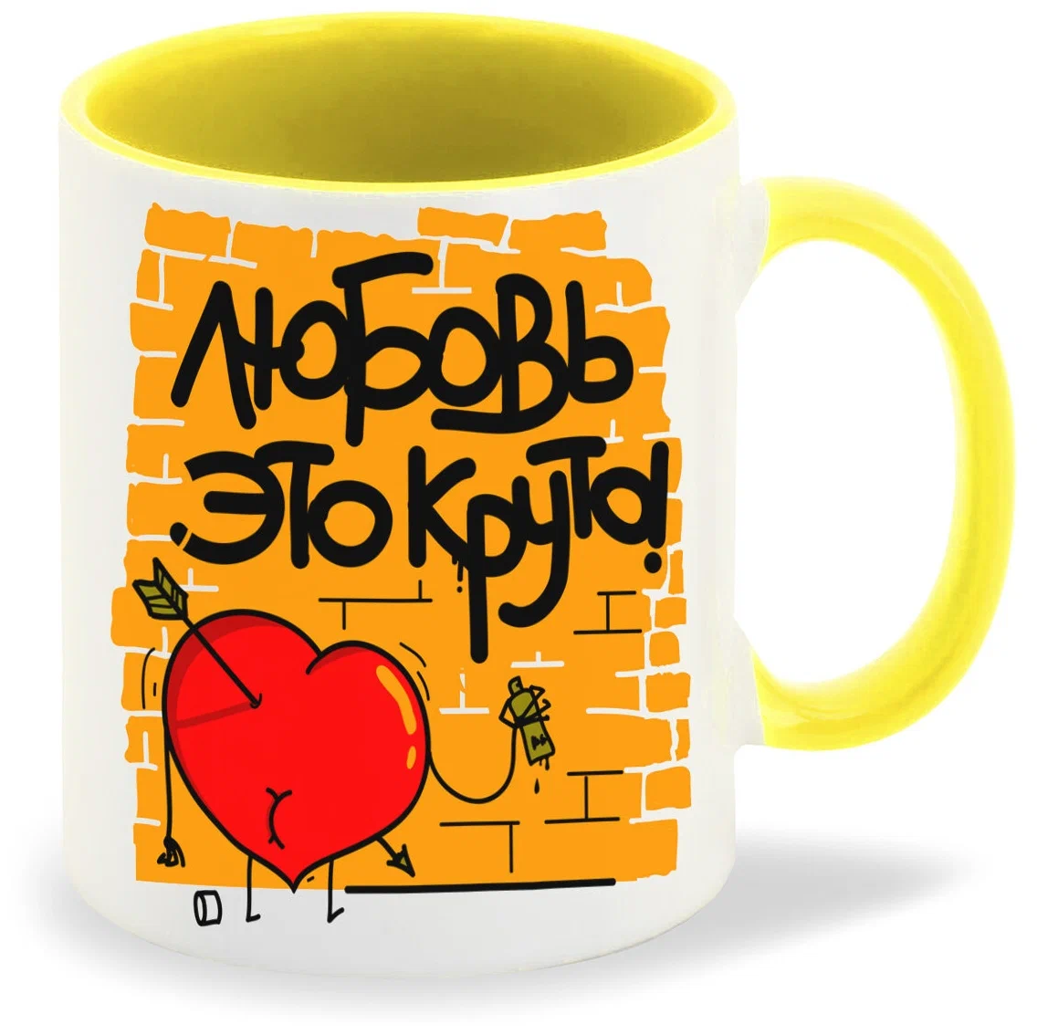 

Кружка CoolPodarok Любовь это круто