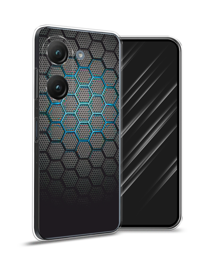 

Чехол Awog на Asus ZenFone 9 "Бирюзовые соты", Бирюзовый;синий;черный, 44950-3