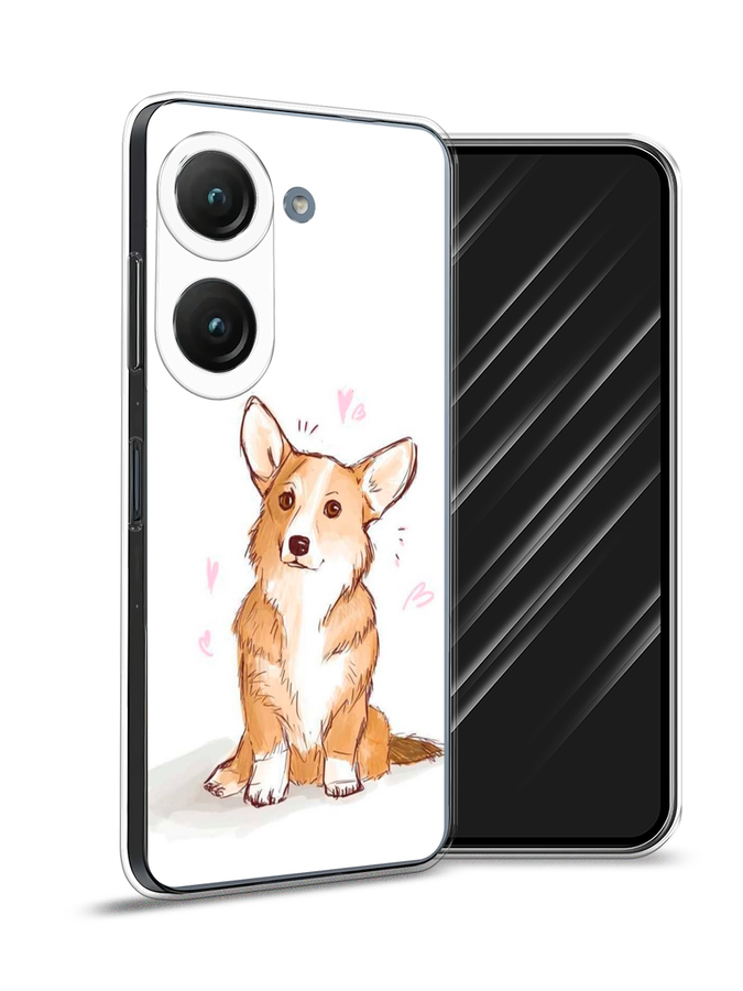 

Чехол Awog на Asus ZenFone 9 "Корги любовь", Бежевый;белый, 44950-1