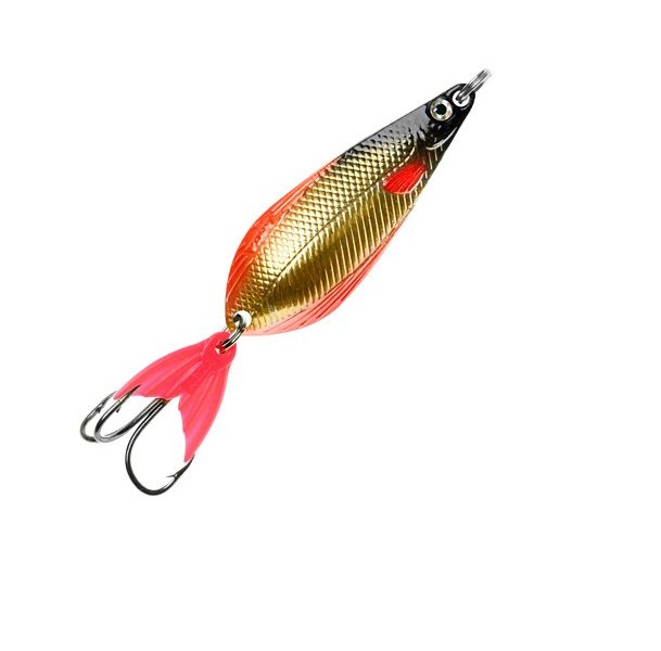 

Блесна для рыбалки AQUA АТОМ M 38,0g цвет 02 (золото, серебро, черный металлик), 1 штука, Золотистый;серебристый;черный, Атом М