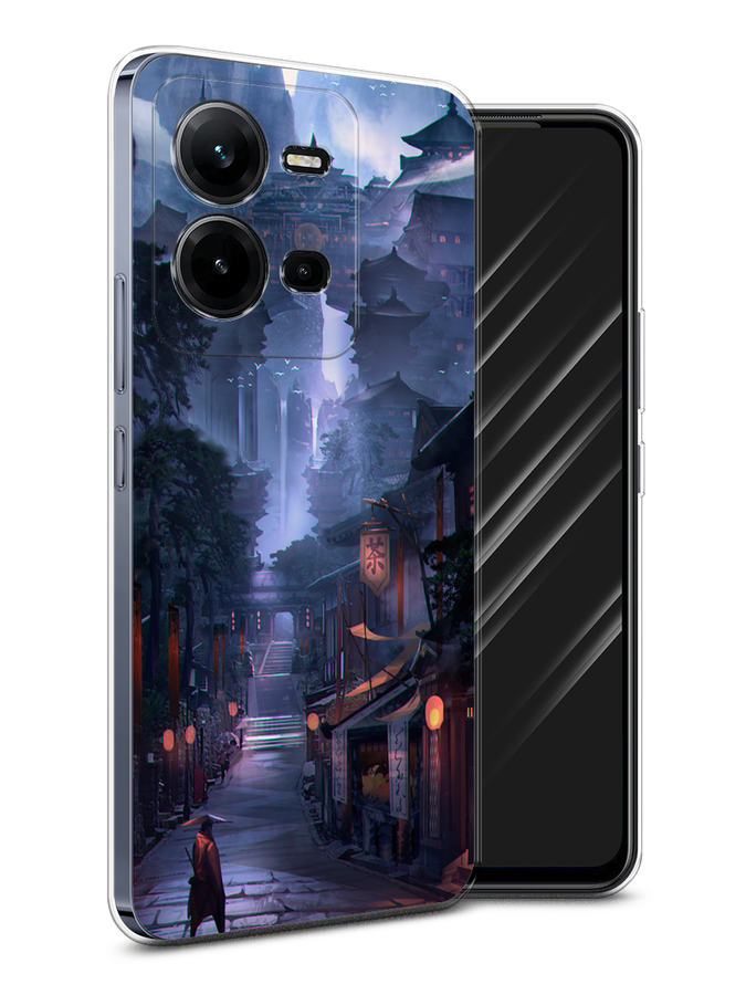

Чехол Awog на Vivo V25 / Виво V25 "Одинокий самурай", Синий;черный;коричневый